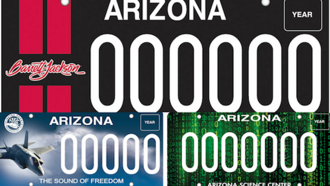 Luke Air Force Base specialty Arizona license plates now available
