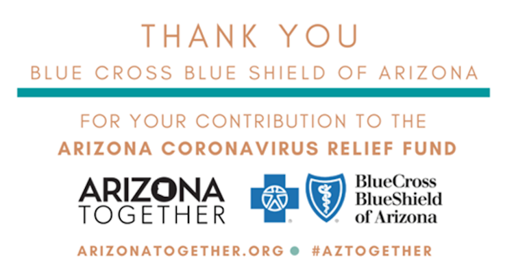 Blue Cross Blue Shield Of Arizona Makes Donation To Support Coronavirus Relief Effort