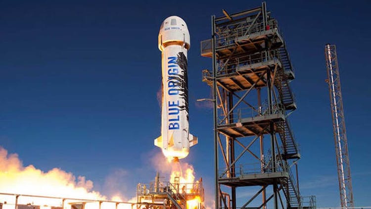 Jeff Bezos Successfully Launches Into Space in Landmark Flight