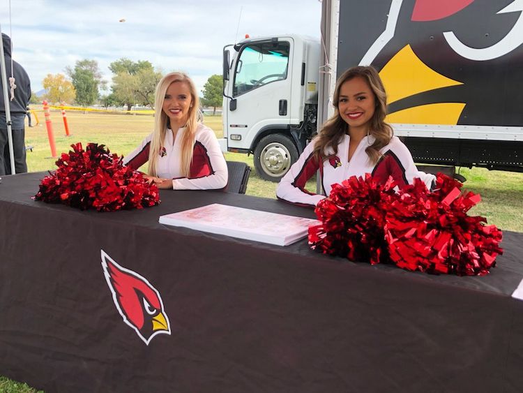 Fans Across Arizona Can Meet Arizona Cardinals Players, Cheerleaders and Mascot