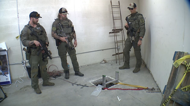 Officials Discover Sophisticated Cross-Border Drug Tunnel