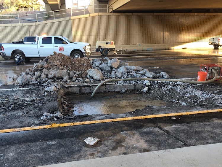US 60 Remains Closed in Tempe Due to City Water Line Break 