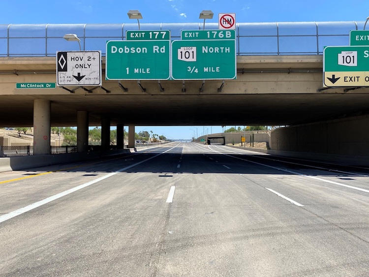 Eastbound US 60 Reopens in Tempe Following Water Damage Repairs 