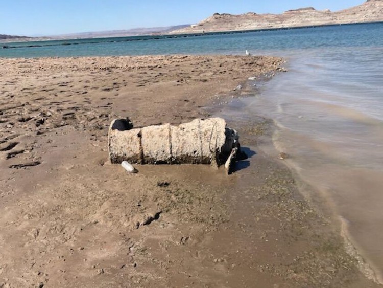 Body Found In Barrel As Lake Mead Water Level Drops