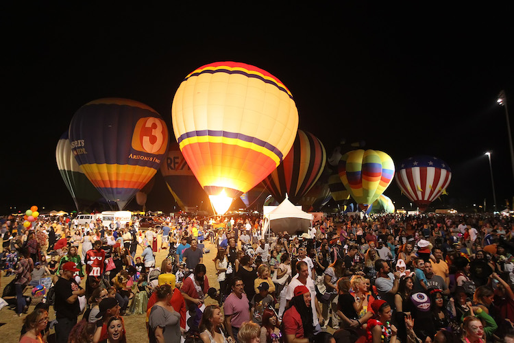 Spooktacular Hot Air Balloon Festival Scheduled at the Salt River Fields in Scottsdale