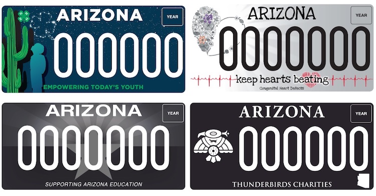 ADOT MVD Unveils New Specialty License Plates 