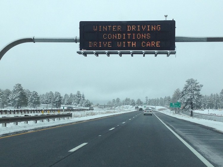 Flagstaff Snow Operations and Reminder To Drivers To “Know Snow” Before Traveling North