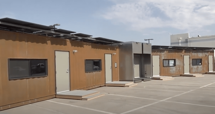 City of Phoenix Installs XWing Converted Shipping Container Shelter at Washington Relief Shelter 